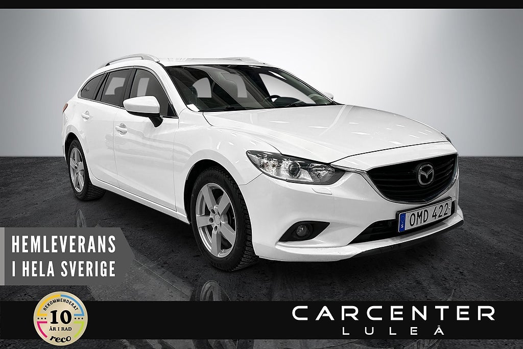 Mazda 6 Wagon 2.2 SKYACTIV-D Euro 6 Mok/Gps/Drag Nyservad