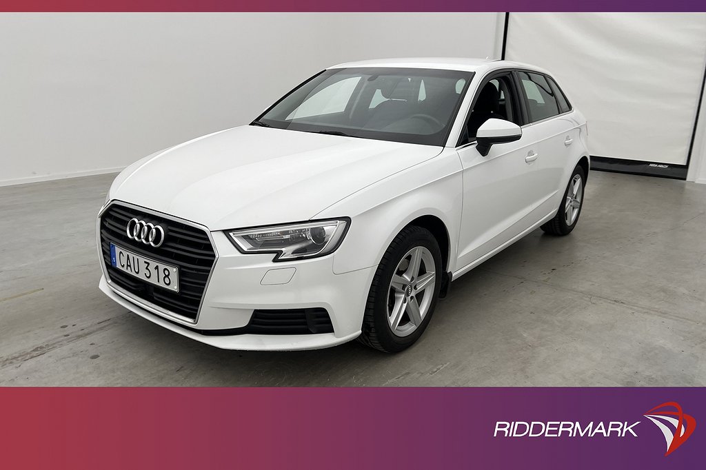 Audi A3 Sportback 1.5 150hk Proline Sensorer Adp-Farthållare