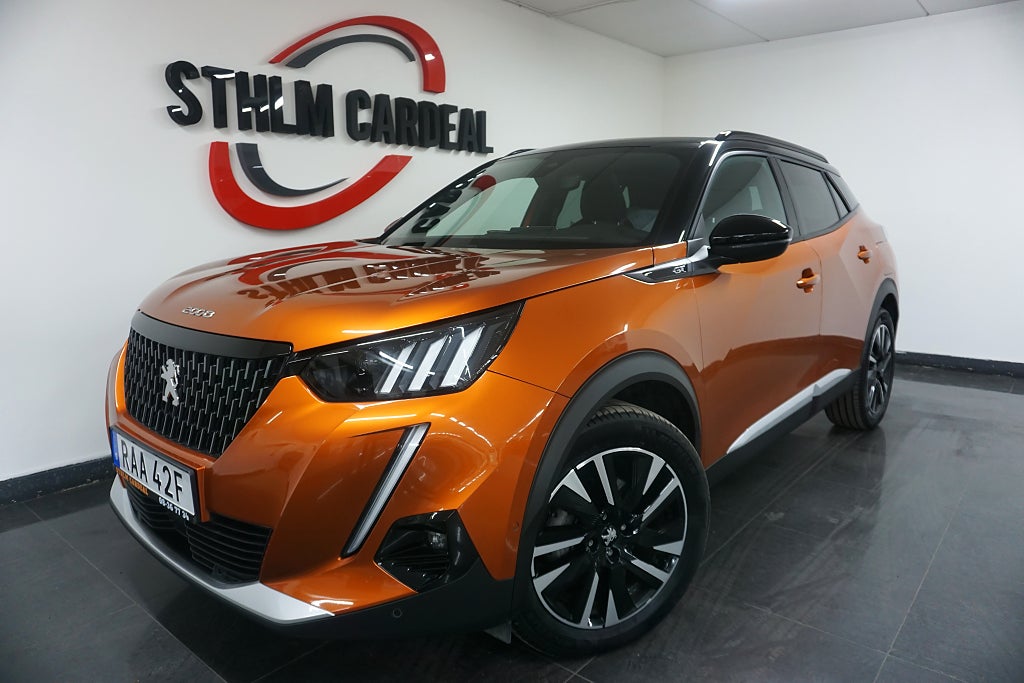 Peugeot 2008 1.2 PureTech 155hk GT LågMil, Panorama, 360° kamera  