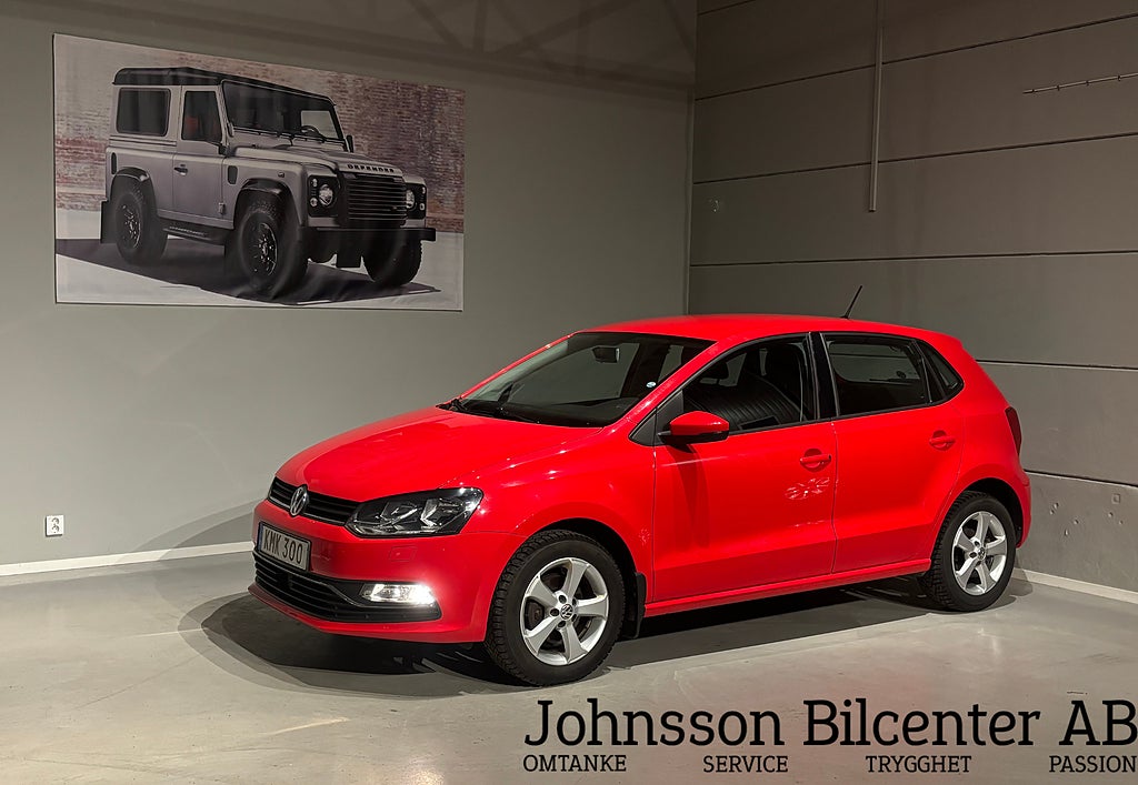 Volkswagen Polo 5-dörrar 1.2 TSI Masters 1 ägare Bluetooth 90hk