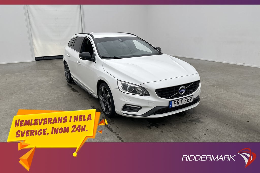 Volvo V60 Polestar Optimering D4 R-Design H/K BLIS D-Värm