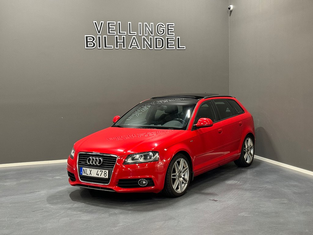 Audi A3 2.0 TSI quattro S Line PANORAMA RÄNTEKAMPANJ 3,95%