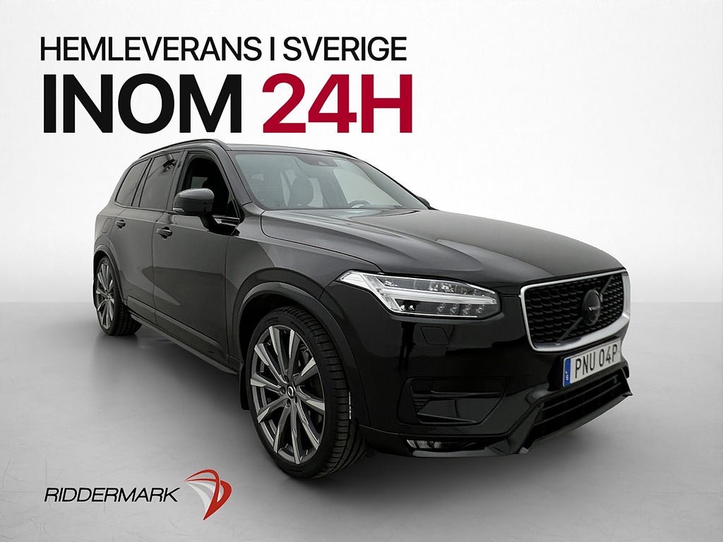Volvo XC90 B5 AWD R-Design 7-Sits Drag 360° HUD Värmare Navi