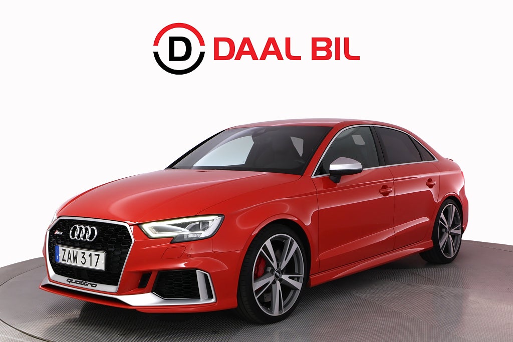 Audi RS3 SEDAN 2.5 TFSI QUATTRO 400HK COCKPIT B&O® B-KAMERA NAVI