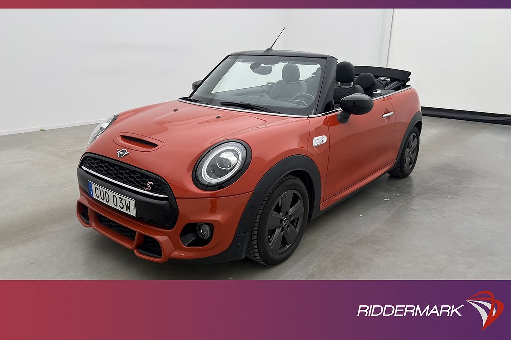 MINI Cooper S Convertible 178hk JCW H/K Kamera Keyless