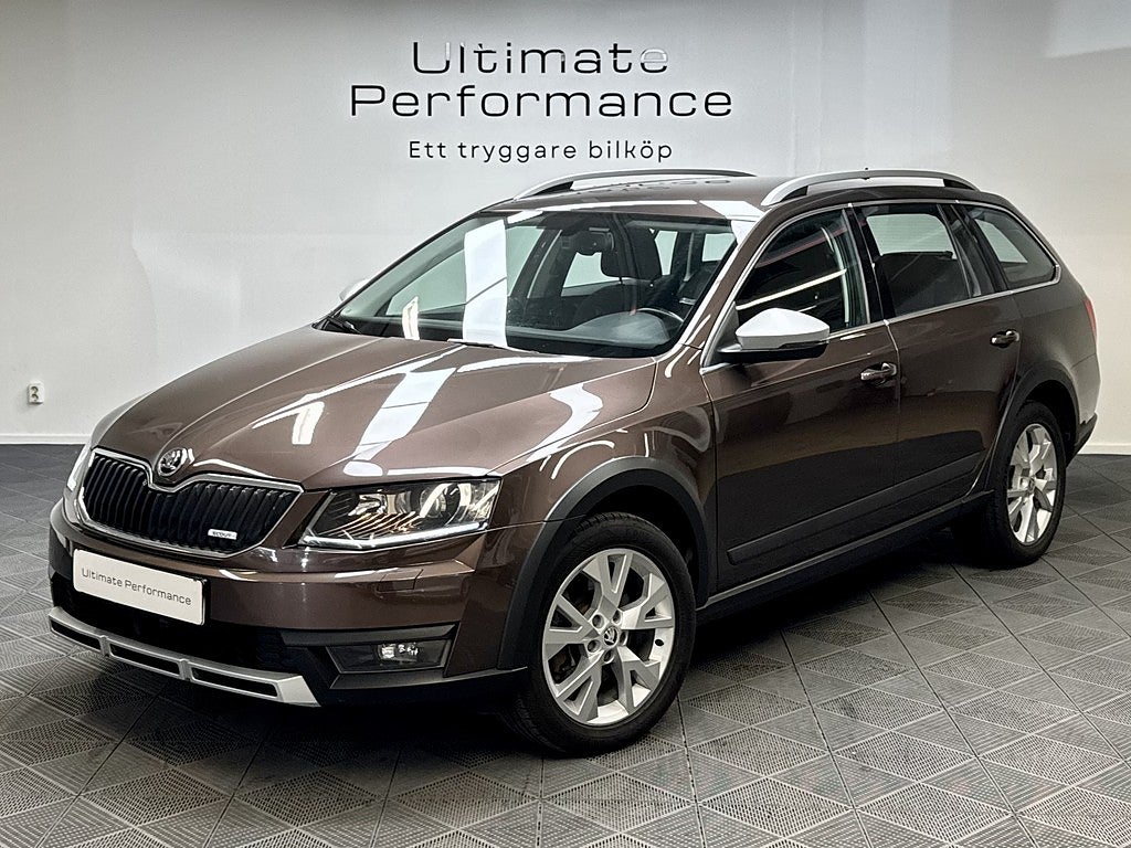 Skoda Octavia Scout 2.0 TDI 4x4 PDC Bluetooth Värmare Dragkrok Automat