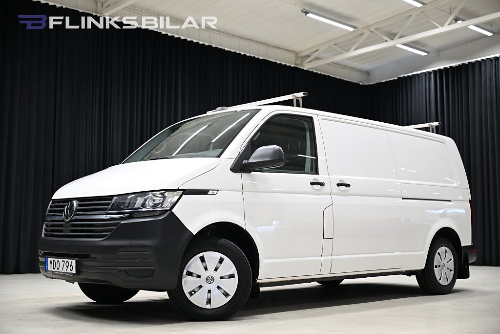 Volkswagen Transporter DSG 150HK L2|Servicebil|Inredd|Dubbeldörr|Leasbar|SeUtr