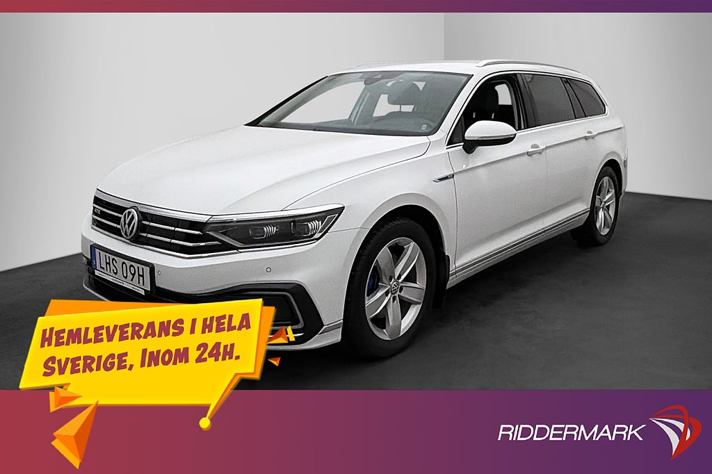 Volkswagen Passat GTE 218hk Dragkrok Värmare Kamera
