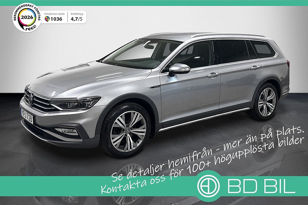 Volkswagen Passat Alltrack 2.0 TDI 4Motion VÄRMARE DRAG ADAPTIV FARTHÅLLARE MOMS 