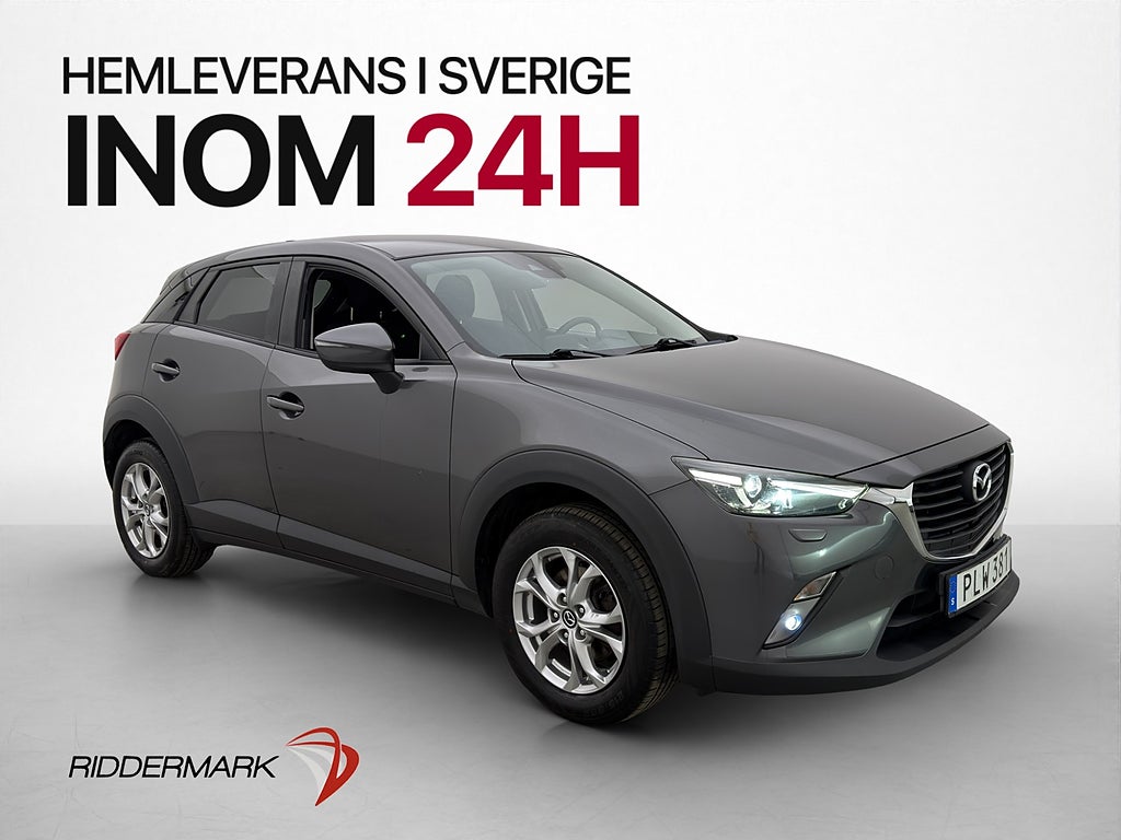Mazda CX-3 2.0 SKYACTIV-G 120hk Navi Rattvärme P-Sensorer