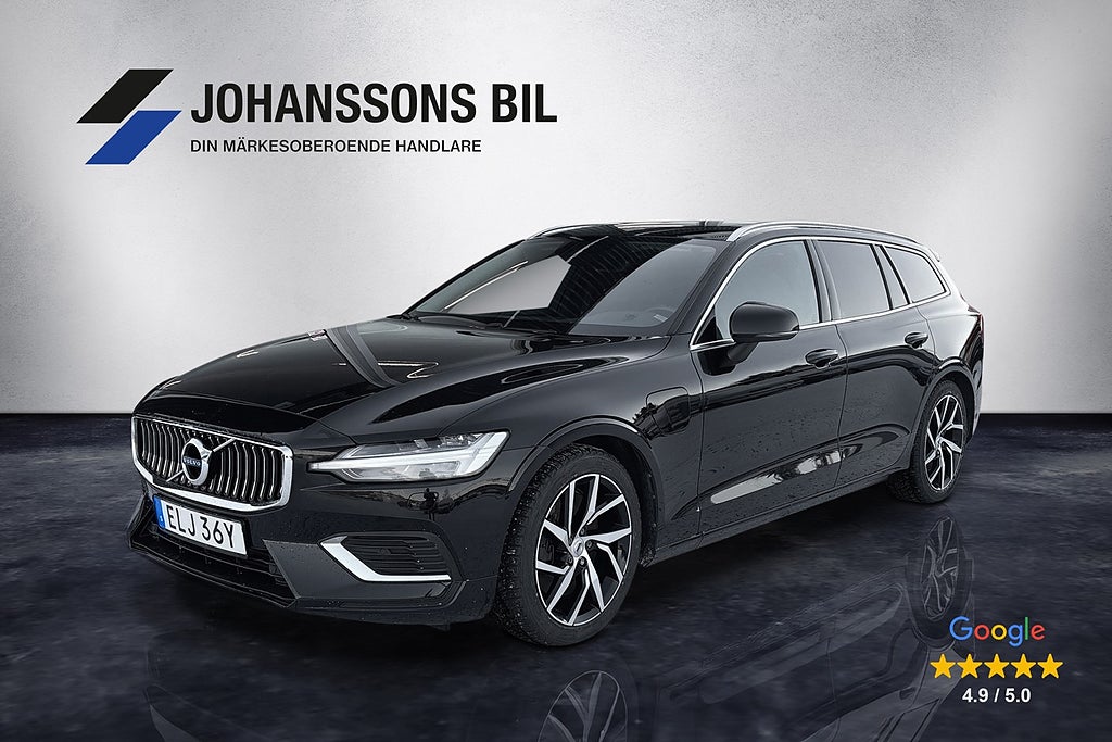 Volvo V60 Recharge T6 AWD 350hk 14.7 kWh VOC Värmare Drag