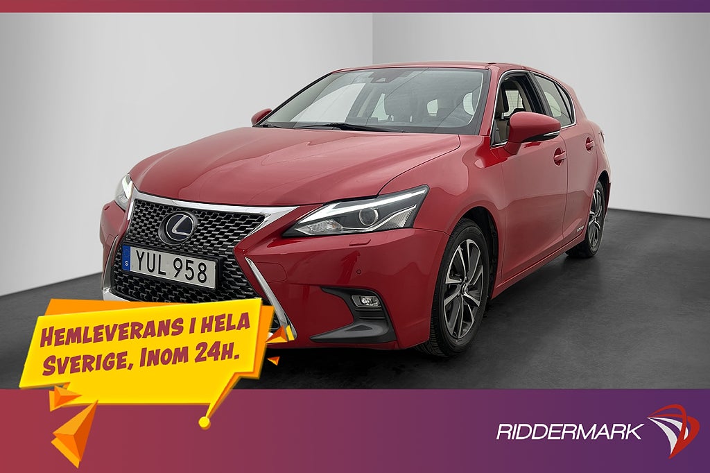 Lexus CT 200h 1.8 136hk Teknikpaket Kamera Navi Adapt-Fart