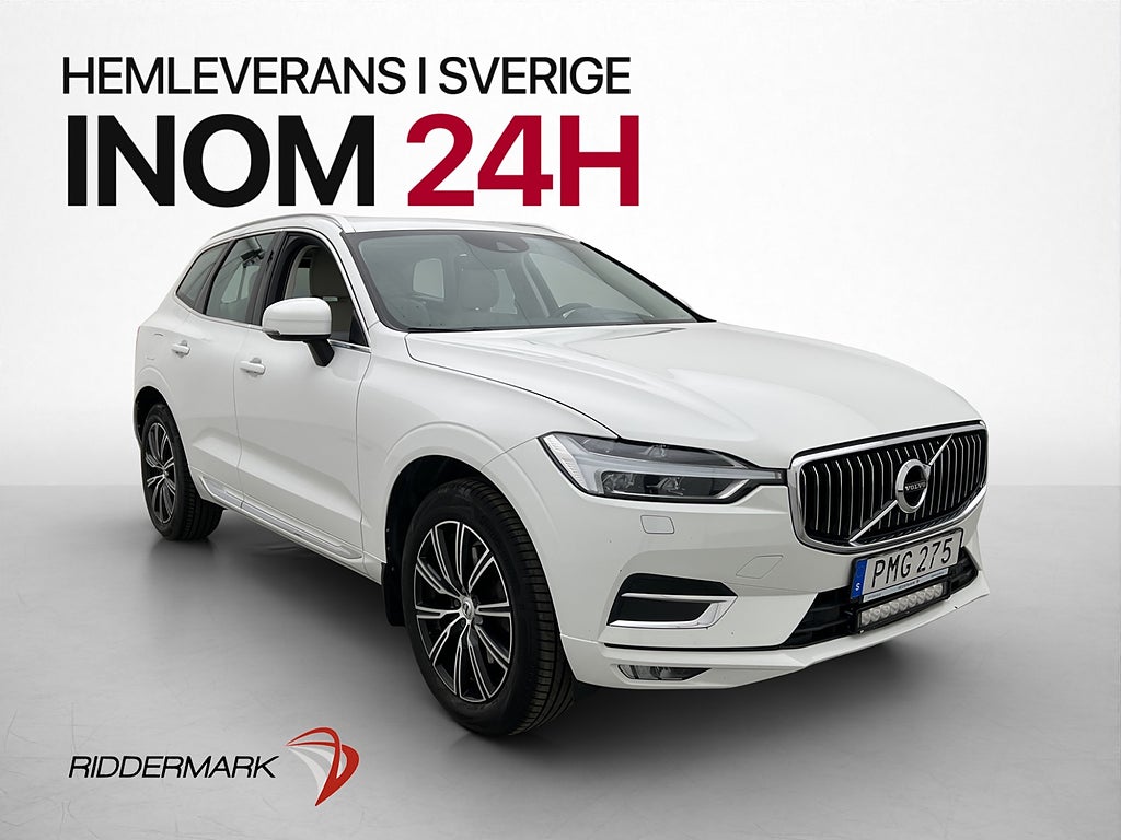 Volvo XC60 D4 AWD Inscription Drag HUD Kamera Värmare Skinn