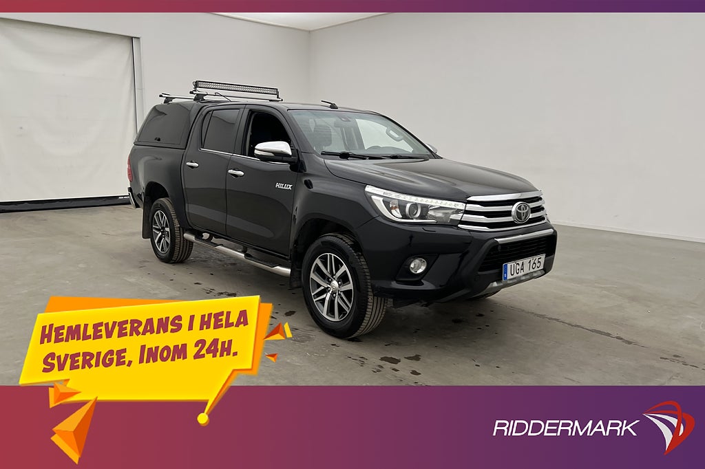 Toyota Hilux Premium 2.4 AWD M/K-Värm Drag Diff Skinn Moms