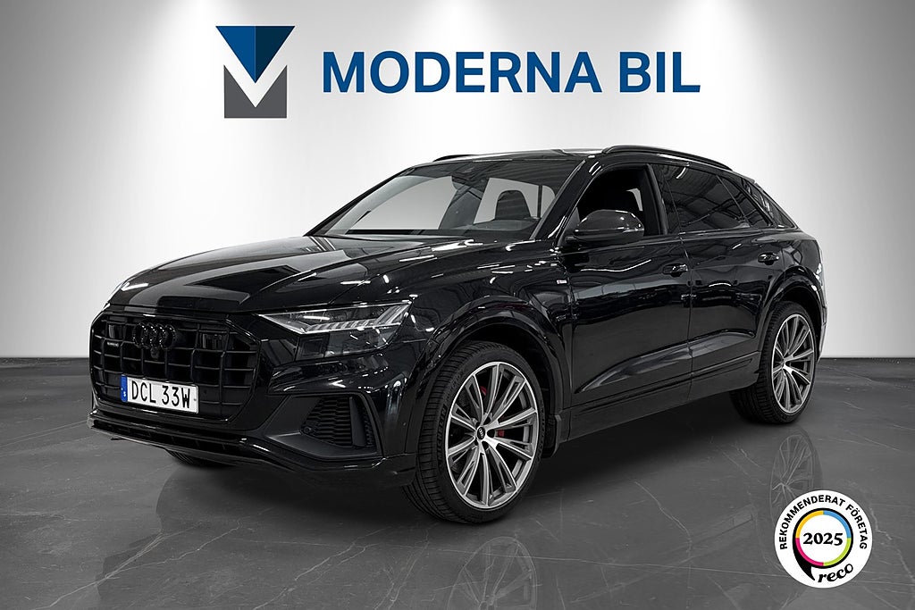 Audi Q8 50 TDI 286hk q S-Line Matrix Pano Drag Fyrhjulsstyrning