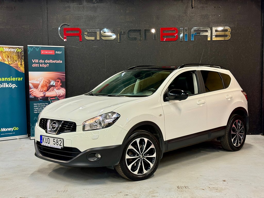 Nissan Qashqai 1.6 Panorama Halvskinn 360-kamera Navi 