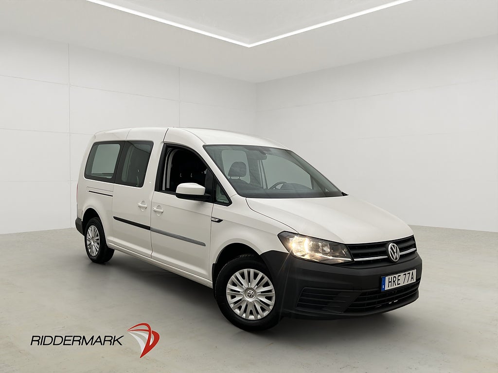Volkswagen Caddy Maxi Life Värmare Dragkrok B-Kamera 7-Sits