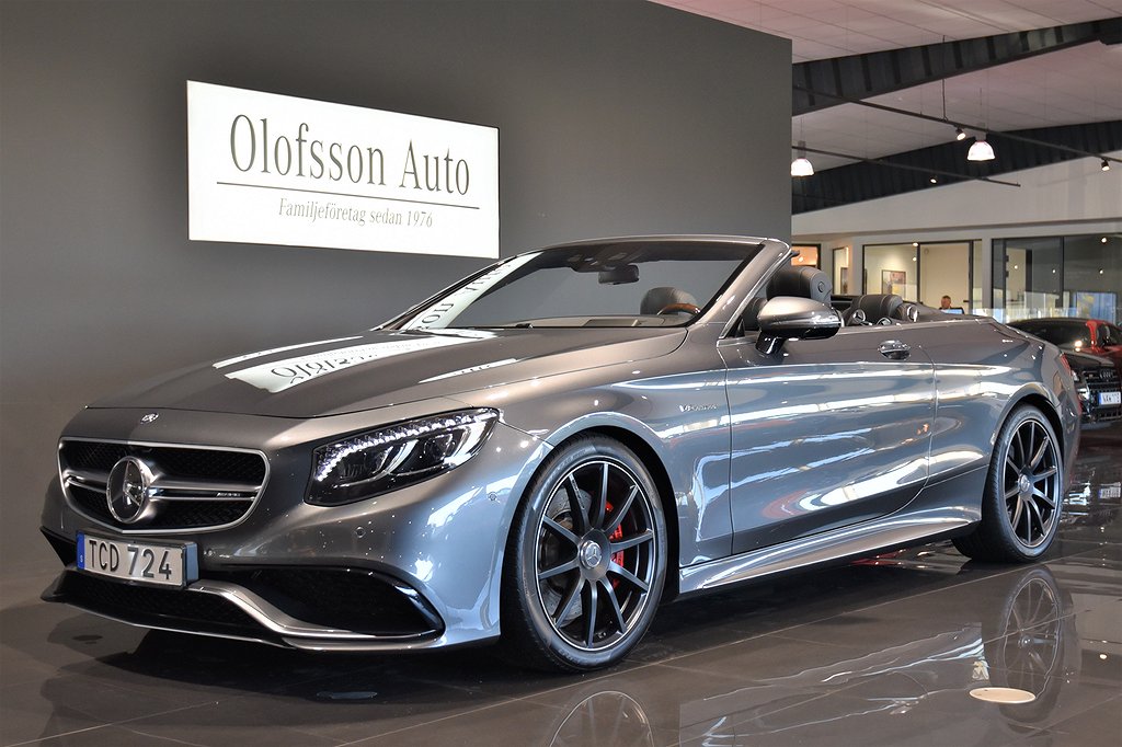 Mercedes-Benz AMG S 63 4MATIC Cabriolet AMG Exclusive 585 hk