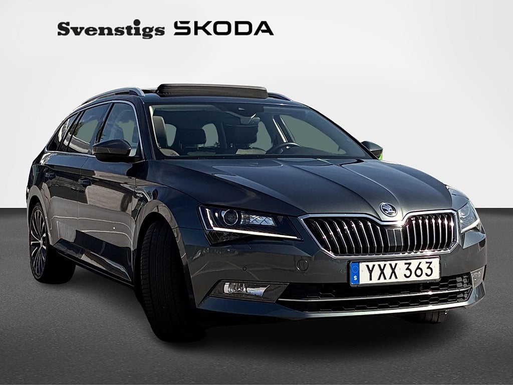 Skoda Superb L&K 140hk 2,0 TDI Drag Backkamera panorama