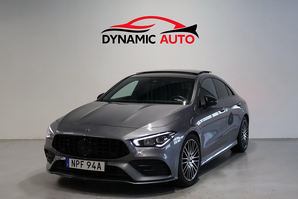 Mercedes-Benz CLA 180 AMG Panorama/Belysning/Night/Sport avagsystem