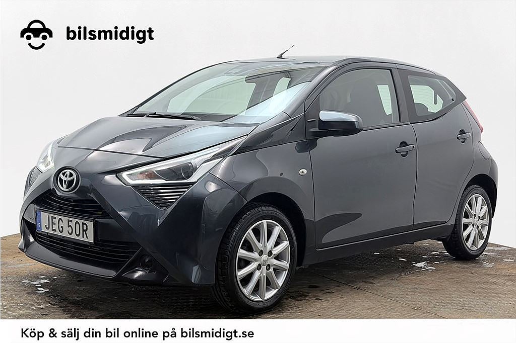 Toyota Aygo 5-dörr 1.0 X-Play Aut Kamera Filassist CarPlay Kamkedja 72hk