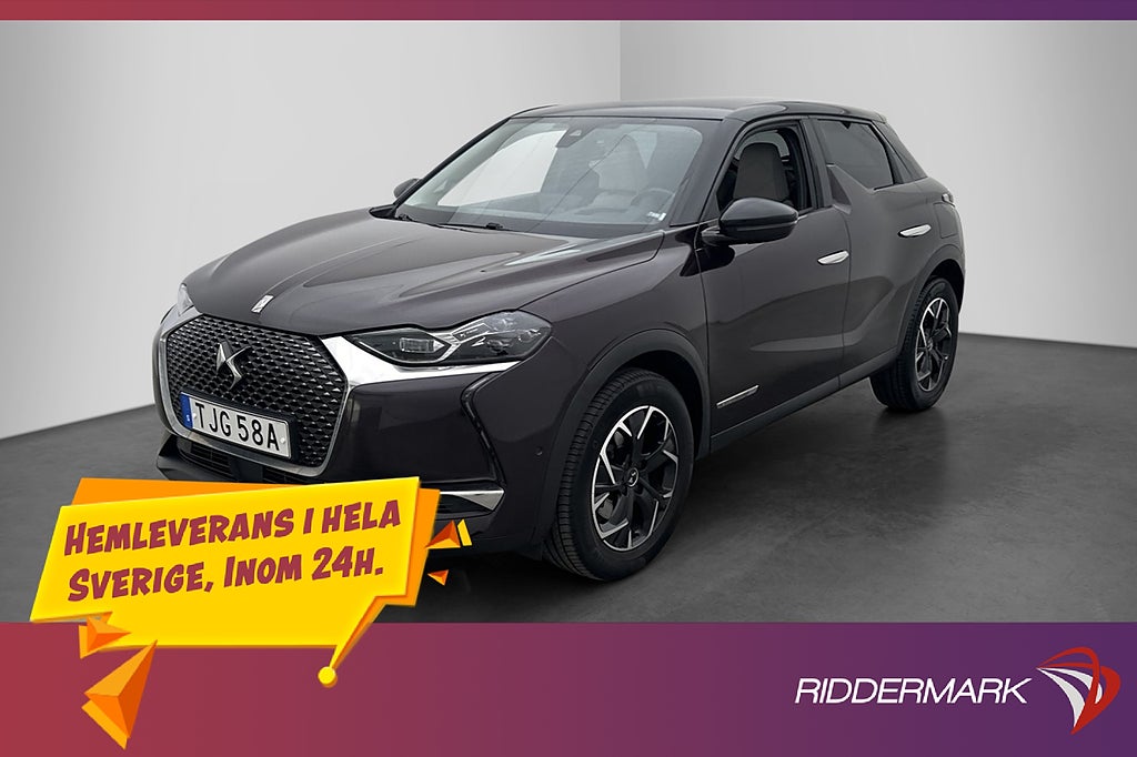 DS 3 Crossback PureTech 130hk Prestige HUD Kamera CarPlay