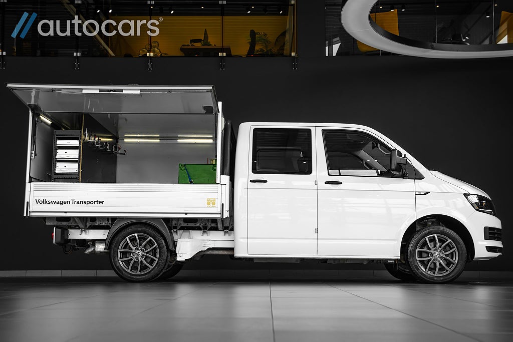 Volkswagen Transporter Chassi Dubbelhytt 2.0 TDI Leasbar|Kåpa|D-Värmare|Drag