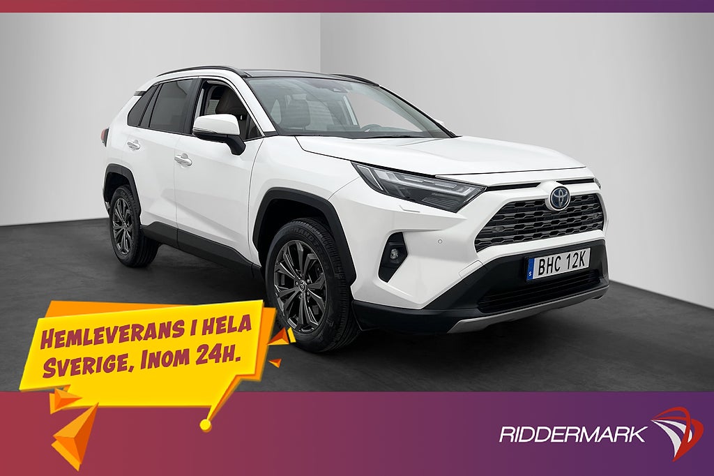 Toyota RAV4 Hybrid AWD 222hk Executive Panorama Kamera Skinn