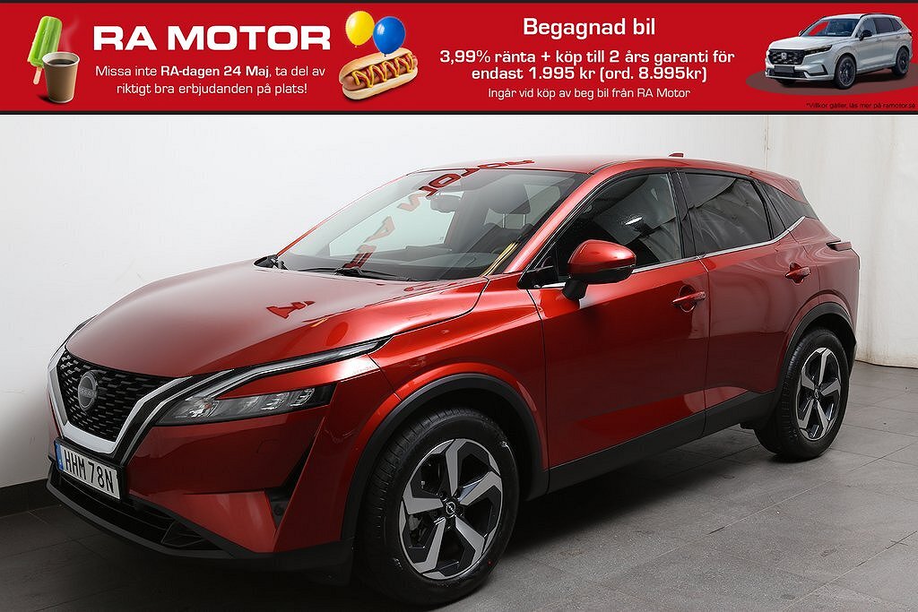 Nissan Qashqai 1,3 DIG-T N-Connecta 158hk 4WD Aut 360° Navi 2024