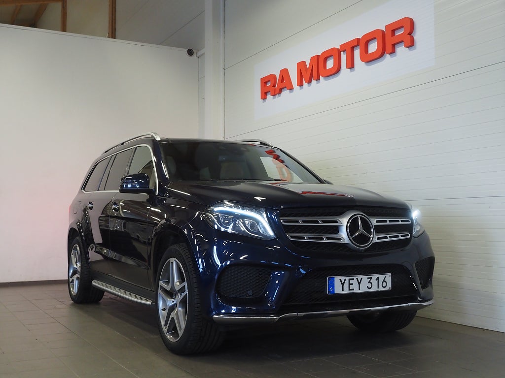 Mercedes-Benz GLS 350 d 258hk 4MATIC AMG |7-sits|Drag|D-värm|Pano| 2016