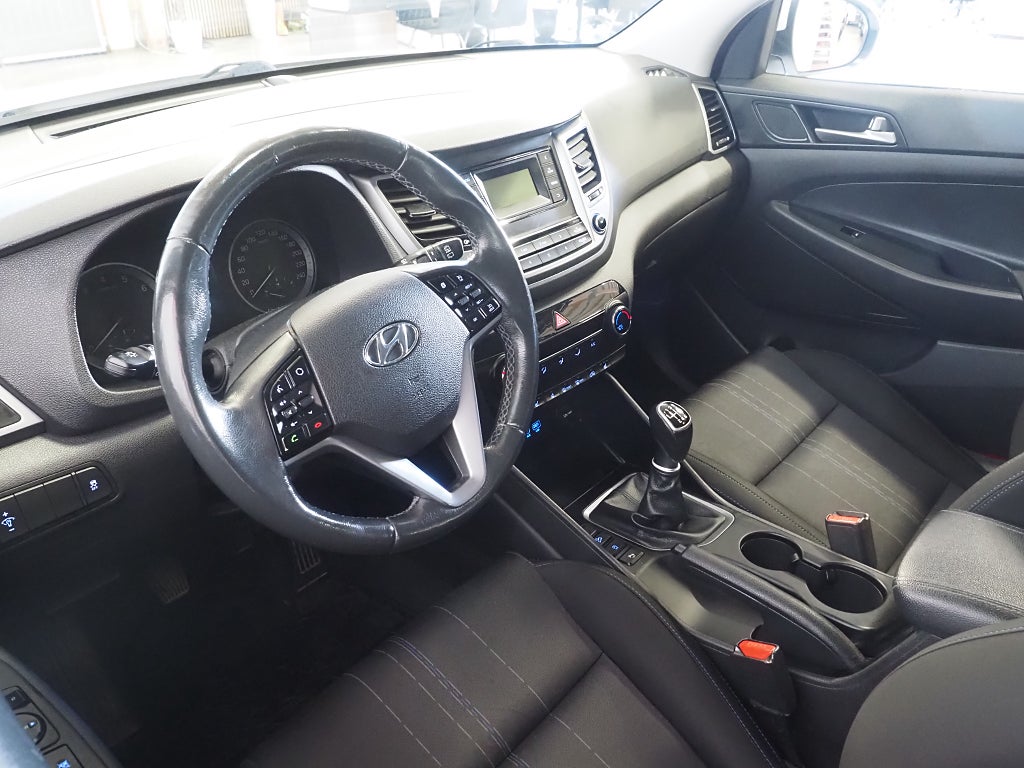 Hyundai Tucson 1,6 GDI blue 132hk Active 2WD Extraljus Dragkrok 2017
