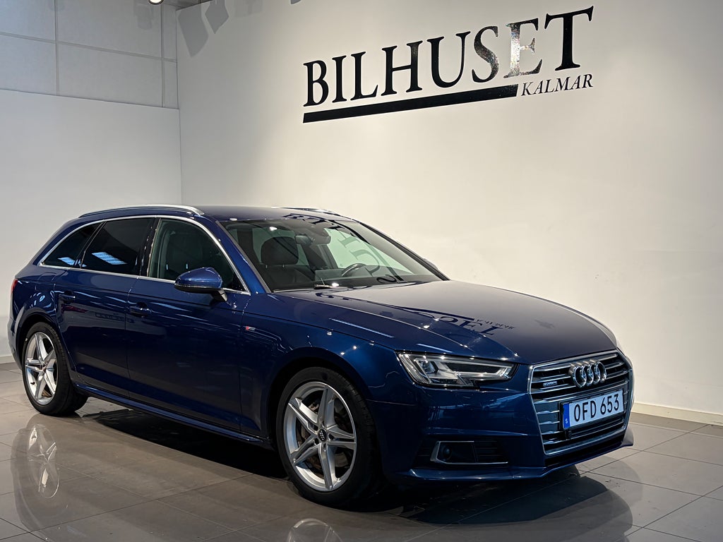 Audi A4 Avant 2.0 TDI Quattro S-line 190hk *Drag *Värmare *GPS