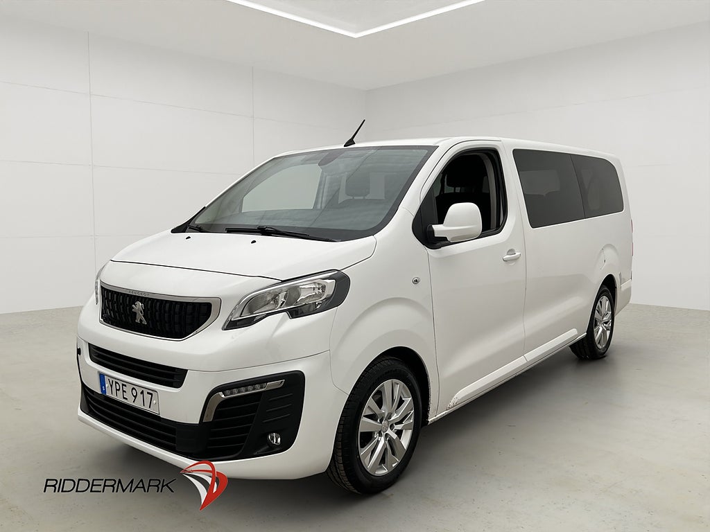 Peugeot Traveller ExtraLång 177hk M/K-Värm Dragkrok 9-Sits