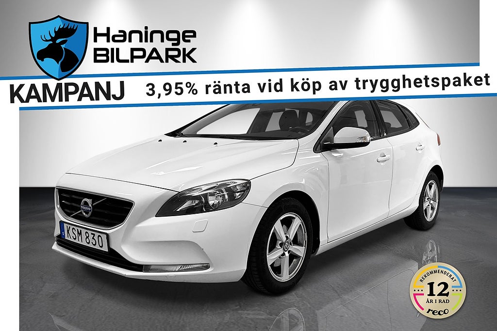 Volvo V40 D2 Kinetic SUPERDEAL 3,95% NYBYTT KAMREM/MoK