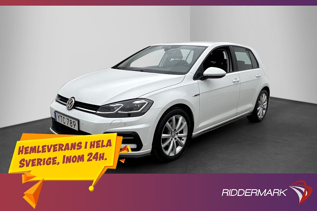 Volkswagen Golf 1.0 TSI 116hk R-Line Cockpit Kamera CarPlay