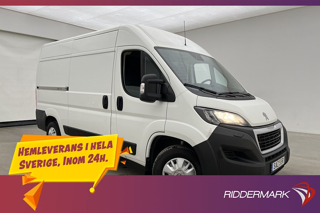 Peugeot Boxer L2H2 140hk Ny-Kamrem Värm B-Kamera 3-Sits Moms