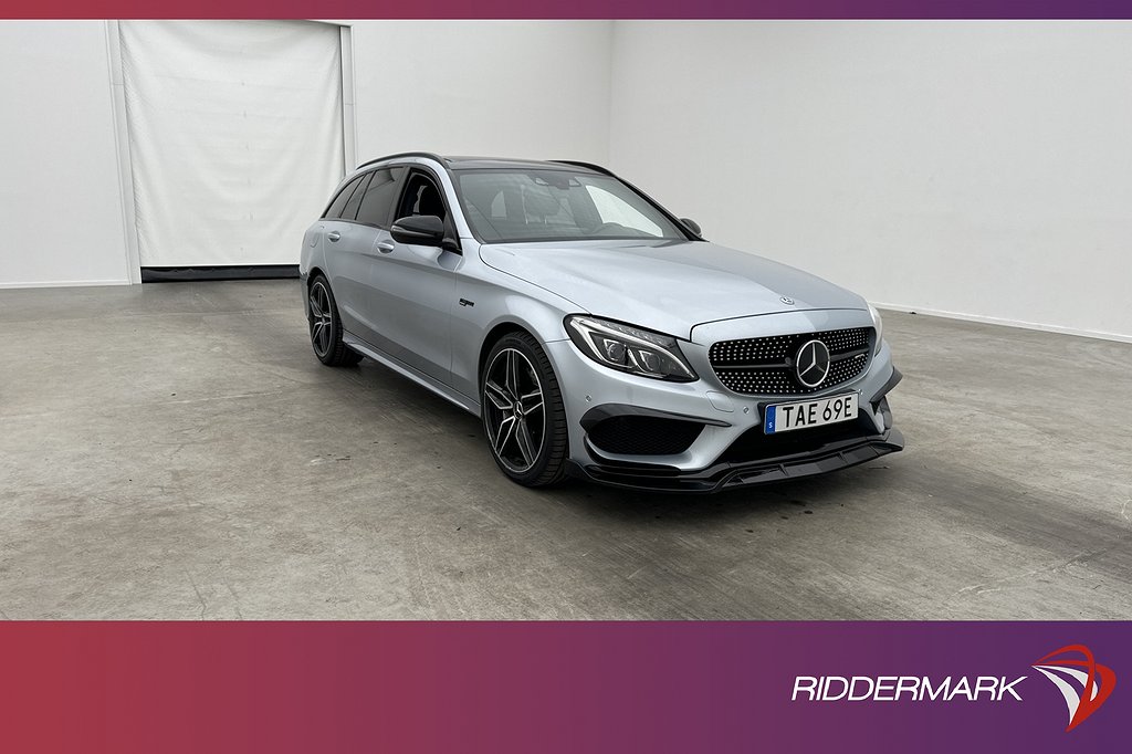 Mercedes-Benz AMG C 43 T 4M 367hk Pano Burm Kolfiber Värmare