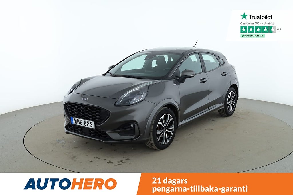 Ford Puma 1.0 EcoBoost ST-Line / Rattvärme, GPS, Backkam...