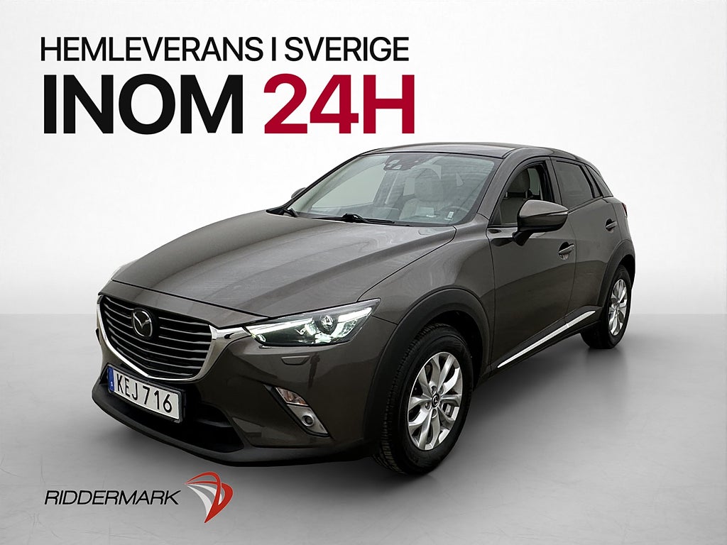 Mazda CX-3 120hk Optimum Bose HeadUp Kamera Navi Alcantara
