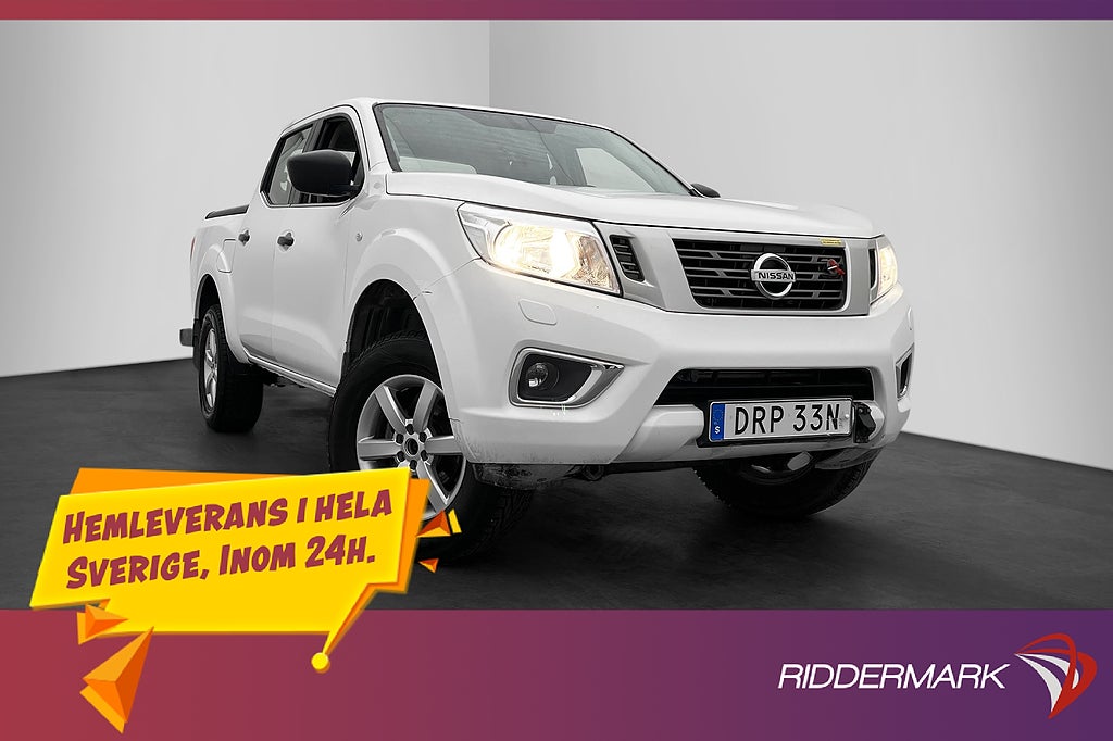 Nissan Navara 2.3dCi 4WD Drag Diff Farthållare Hög/låg Växel