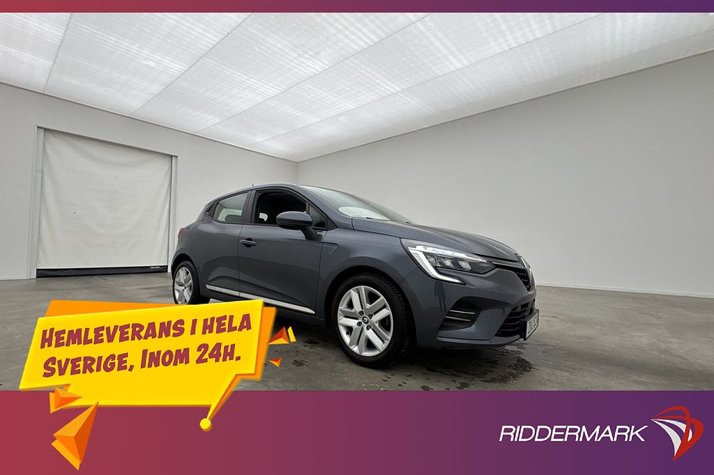 Renault Clio 1.0 TCe 91hk Zen P-Sensorer CarPlay Farthållare