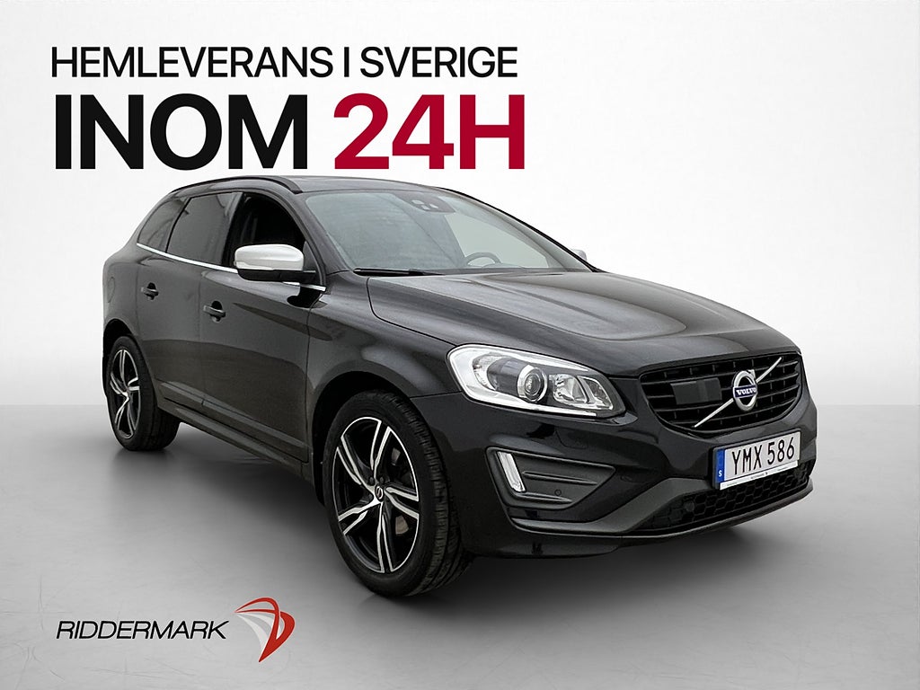 Volvo XC60 D4 AWD Classic R-Design Pano VOC Värm Skinn Drag