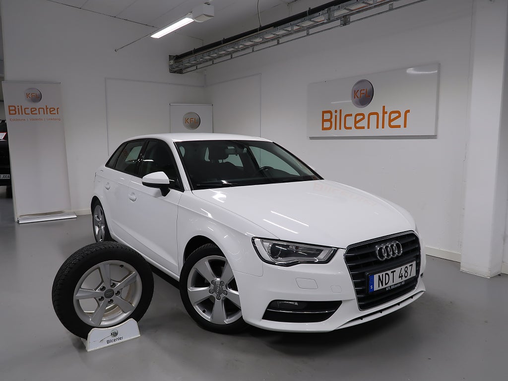 Audi A3 2.0 TDI V-Däck ingår Aut-Bang&Olufsen-Farth-Parksens-BT