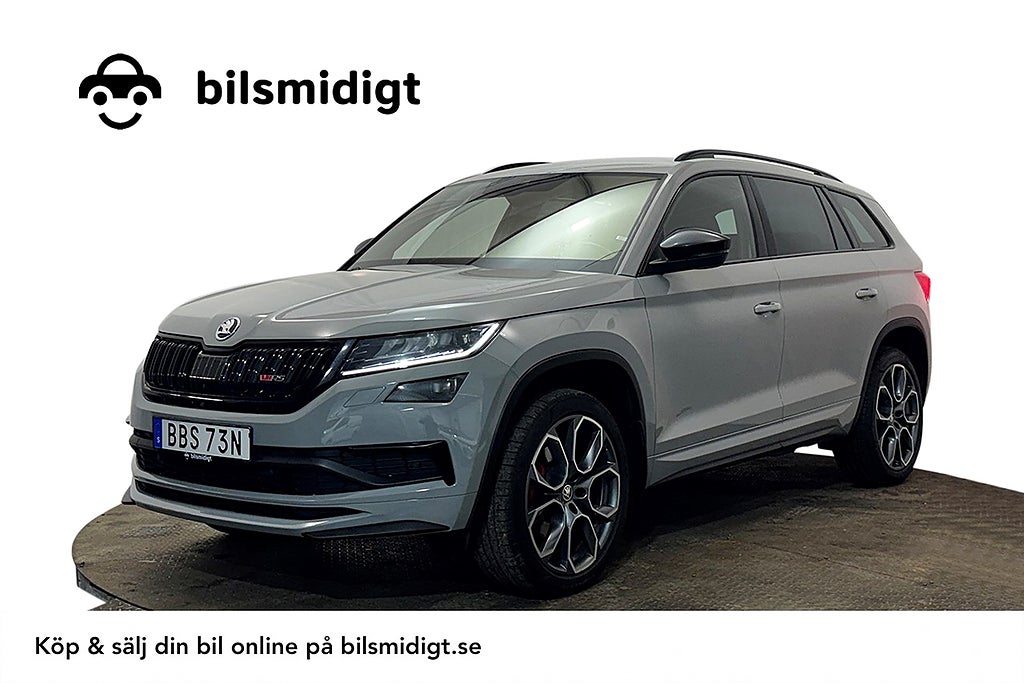 Skoda Kodiaq RS 2.0 TDI 4x4 Drag Läder Kamera Värmare CANTON