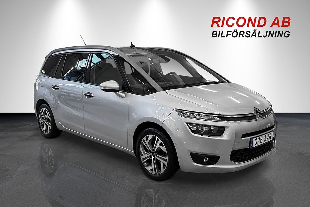 Citroën Grand C4 Picasso 1.6 HDi AUT EXCLUSIVE DRAG 7SITS SKINN NAVI  NY KAMREM 