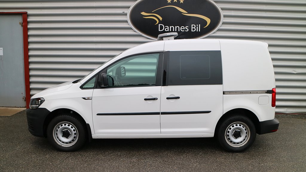 Volkswagen Caddy Skåpbil 2.0 TDI  Euro6 Dubbla skjutdörrar 