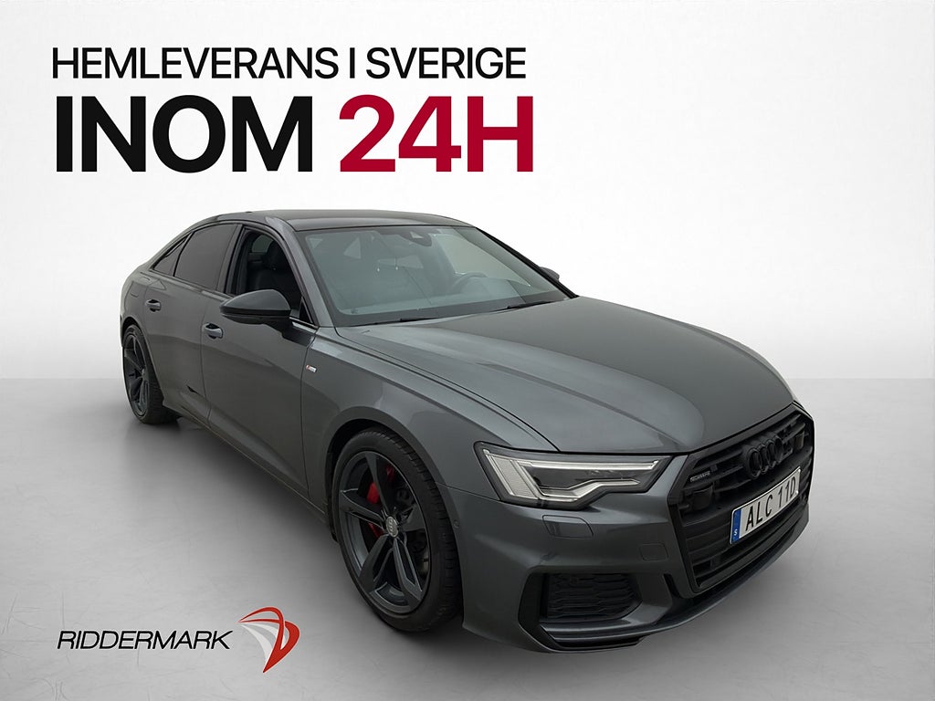 Audi A6 Sedan 55 TFSI Q S Line PANO 4-Zon Kamera Drag 367hk