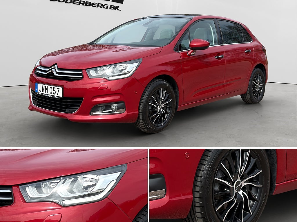 Citroën C4 1.6 120HK dödavinkelvarnar Navi Pano AUT Låga mil 2bruk