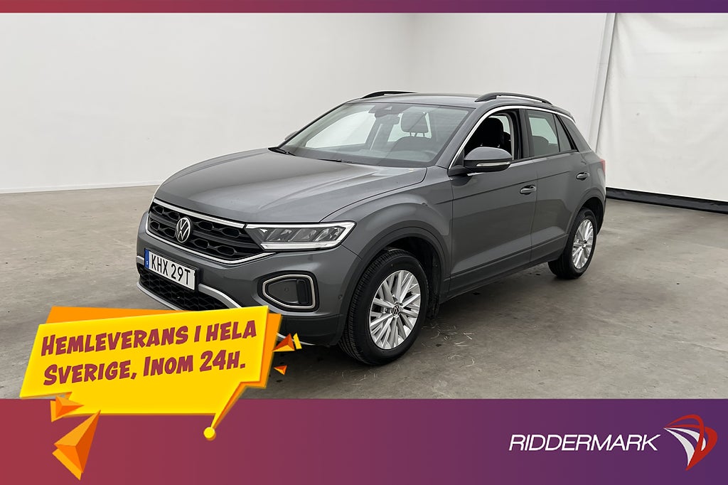 Volkswagen T-Roc TSI 110hk Cockpit P-Sensorer CarPlay MOMS