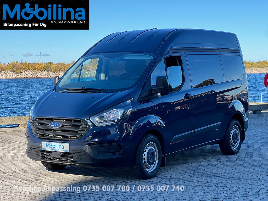 Ford Transit Custom Handikappanpassad Rullstolsbil